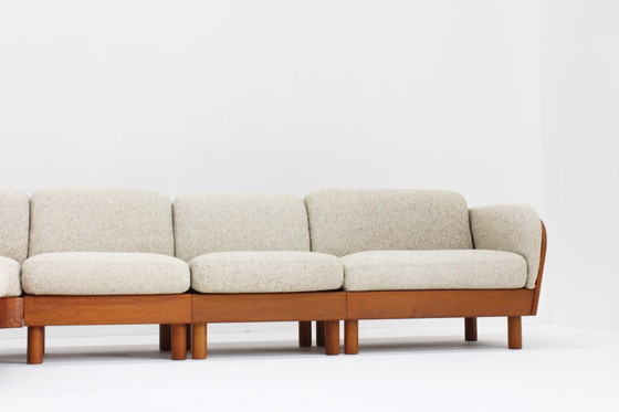Image 1 of Vintage Deense Mid century sofa massief teak Olsen Laursen jaren 60