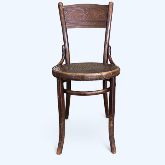 Image 1 of 2x Thonet Cosmos No. 124 Chairs - Art Nouveau 1910-1930