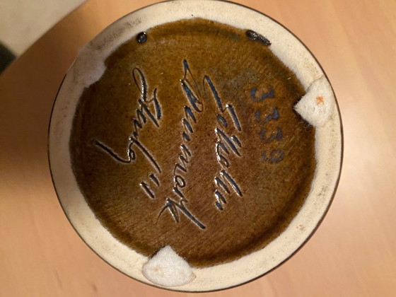 Set di 4 Portacandele Vintage in Gres Søholm, Modello 3339, Soholm,, Ceramica, Blu (foto 4 di 5)