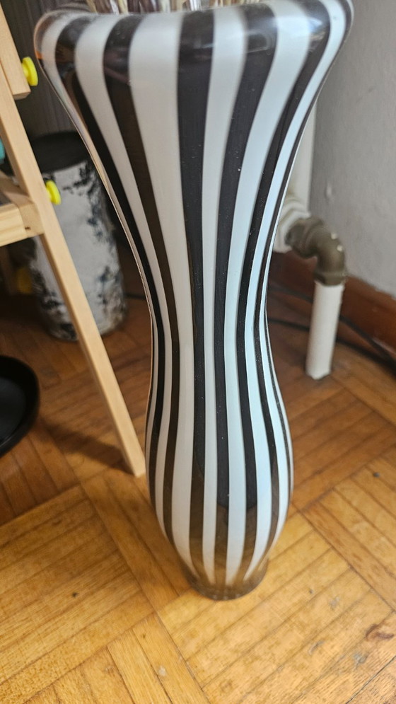 Zebra Art Glass Vase Leonardo 40cm (photo 8 of 10)