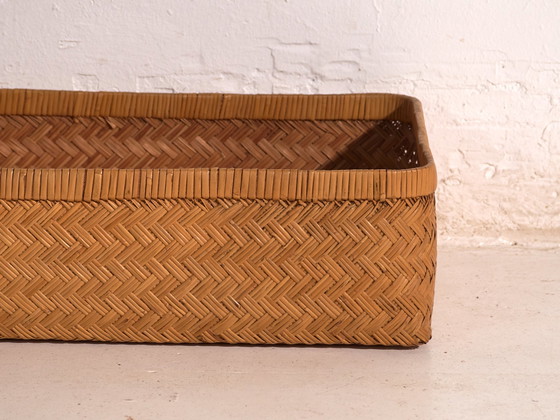Set of two antique Japanese boxes in woven bamboo – Japan, circa 1950 – Decorative Objects (photo 39 of 40)