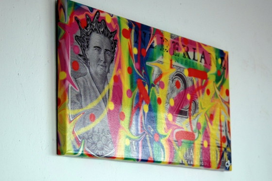 Dinero, dinero, dinero: 3 pinturas pop art – Láminas artísticas, Paper, Plastic (photo 4 of 14)