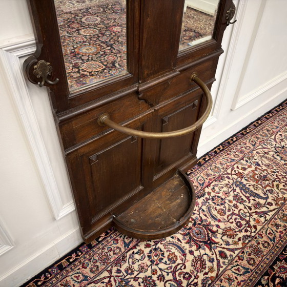 Classic English Wardrobe Coat rack – Glass, Wood (photo 15 of 15)