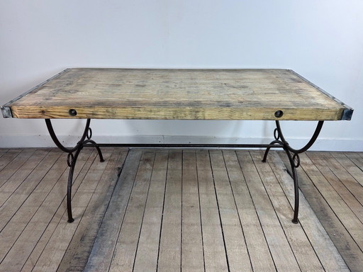 Tavolino brutalista anni '80