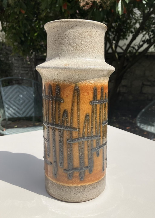 Vase Fat Lava vintage VEB Haldensleben