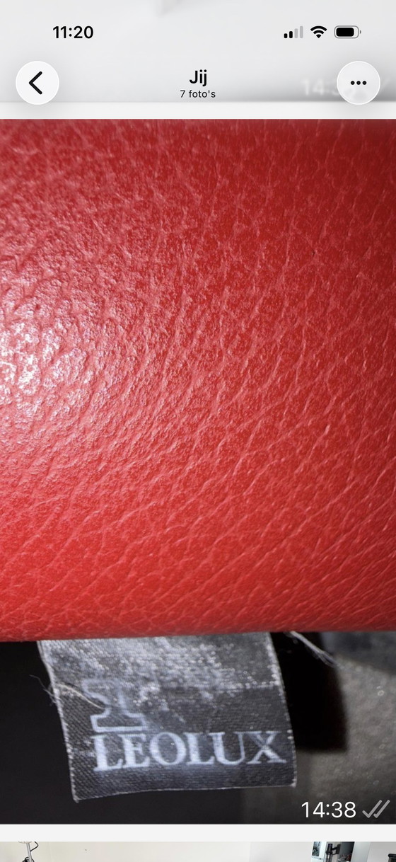 Image 1 of Bankstel Antonia van Leolux in roter Farbe