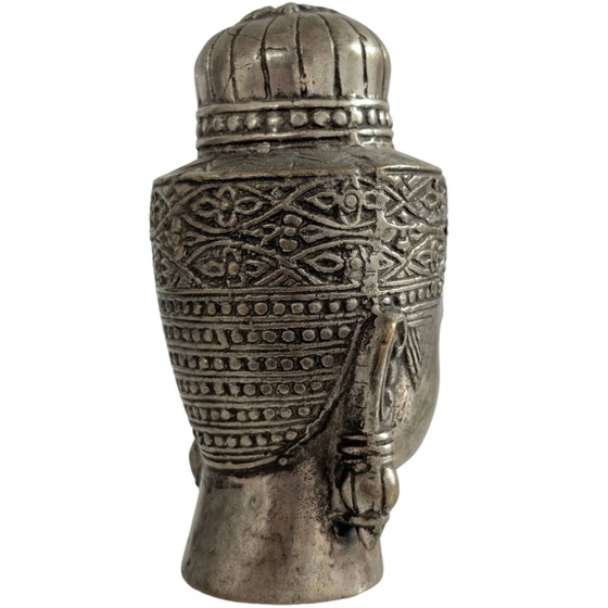 Tête de Bouddha en Bronze Massif – Sculptures (photo 4 of 9)