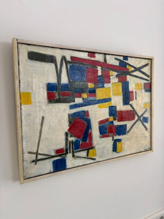 Image 1 of Painting Arend Ernst Roosenschoon Toy Rabbit by Mondrian