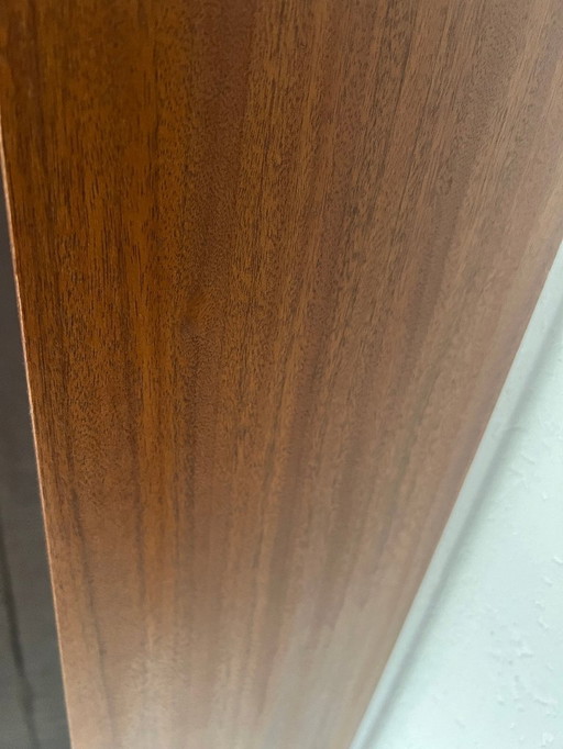 Kleines Mid Century String-Regal mit zwei Regalböden. Original 1960er Jahre String / Leiter - Regal im Stil von WHB, Nissen und 