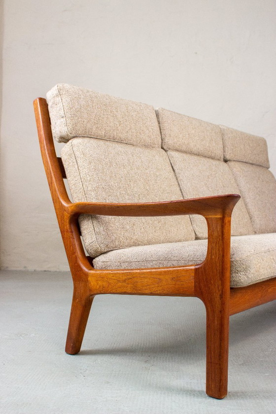 Canapé Vintage en Teck 3 Places Juul Kristensen Danish Mid Century – Canapés 3 places, Wool (photo 10 of 22)