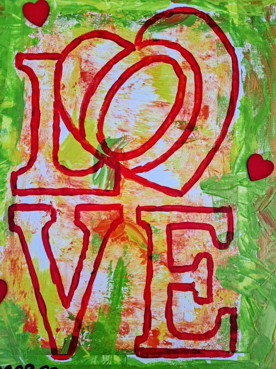 Image 1 of Enzo SAN MARCO - Love inclusive ® 3 - Tropical Passion - Artist's painting