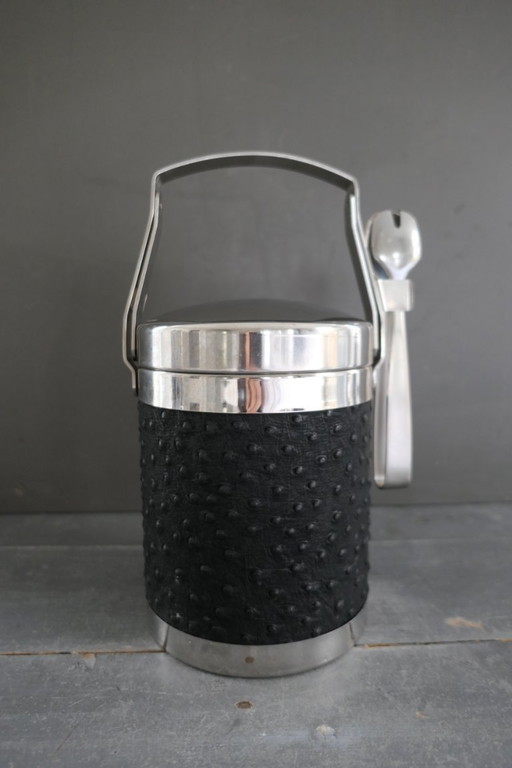 Vintage Eiskübel Schulte-Ufer SUS Edelstahl