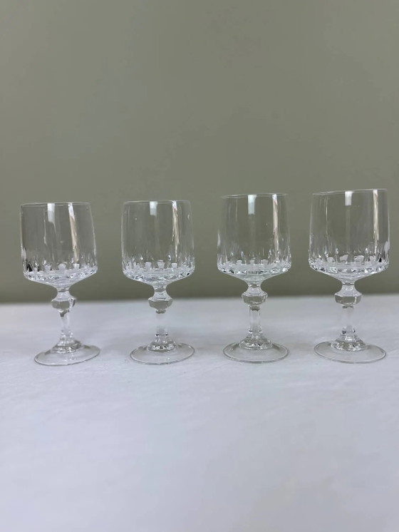 4 bicchieri di cristallo – Bicchieri e caraffe, Crystal, Glass, Art Deco (photo 3 of 7)