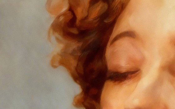 Image 1 of Edith Piaf (La Môme) 60x60 cm Acrylgemälde auf Leinwand