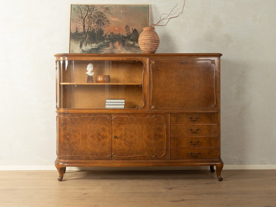 Vitrinekast uit de jaren 1950 – Vitrinekasten, Glass, Wood (photo 3 of 13)