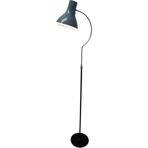Vintage metalen vloerlamp van Josef Hůrka voor Napako, Tsjecho-Slowakije 1960