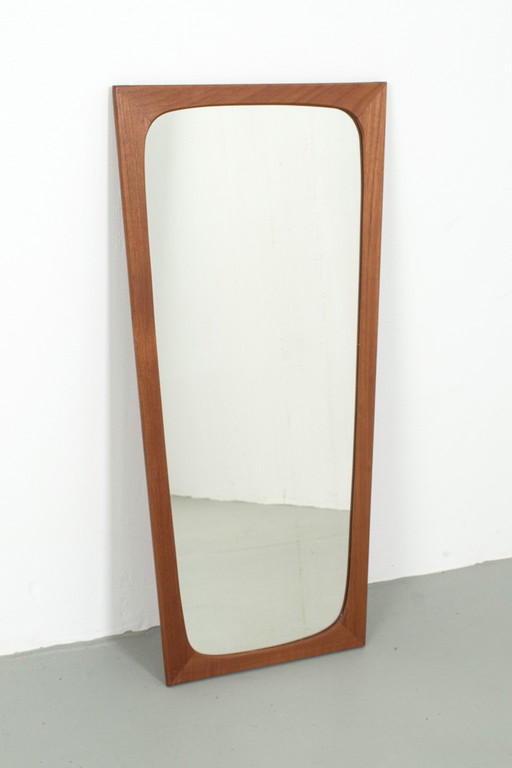 Mirror in teak frame