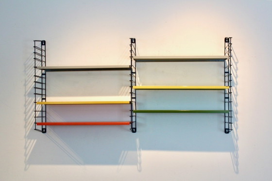 Tomado Holland Original Industrial Metal Multicolored Modular Wall Unit, Wall cabinet, Industrieel (photo 2 of 10)