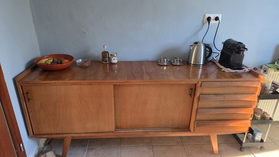 Image 1 of Mid-century teak chest of drawers