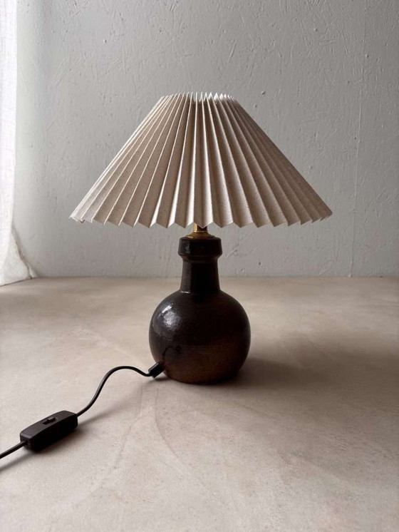 Image 1 of Minimalistische Tischlampe aus Keramik, Dänemark, 1960er Jahre