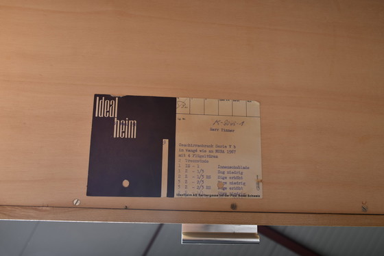 Image 1 of Meuble d'Appui Wengé by Dieter Waeckerlin for Idealheim