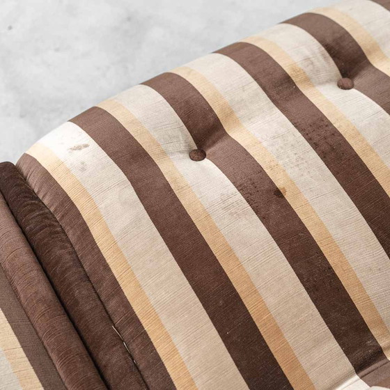Divano modulare vintage Malga a 3 posti in tessuto a righe – Anni '70 – Sofà, Wood, Metal, Italian Design (photo 11 of 13)