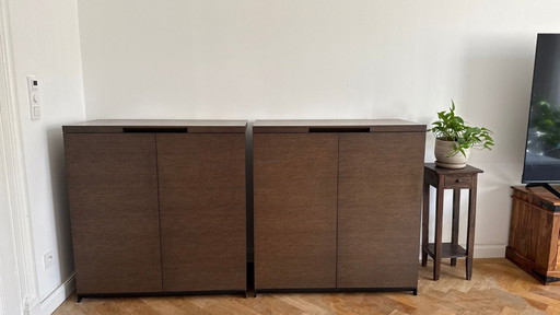 Maxalto Mida Luxe Opbergkast / Kledingkast van B&B Italia – Model ACAN1 – Set van 2