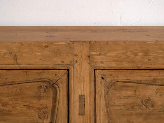 Groot antiek dressoir (ca. 1900) #10, Hout, IJzer, Bruin (foto 49 van 59)
