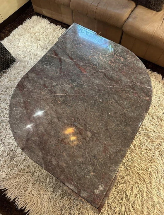 Image 1 of Marmeren salontafel druppel