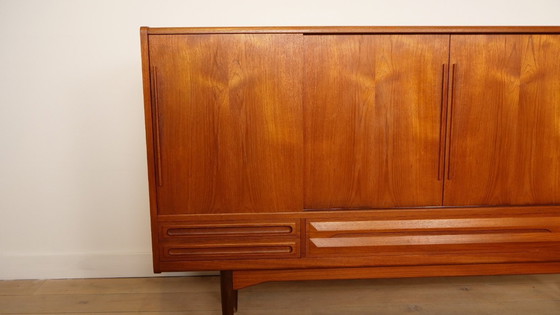 Image 1 of Vintage highboard | Wall cabinet | Teak | 1960s