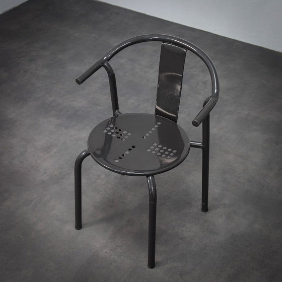 Image 1 of Raro set di 6 sedie da pranzo postmoderne "Maxmo" di Ikea, anni '80.