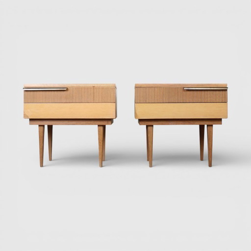 Vintage-Nachttischset aus den 1950er Jahren