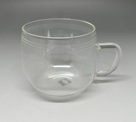 Image 1 of Heinrich Löffelhardt Bauhaus Set da tè – Teiera in vetro Jena 1,5 L + 6 tazze Schott Verran