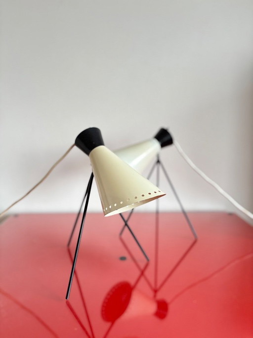 Set of bedside table lamps by J. Hurka