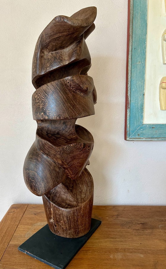 statue of a torso man – Beeldhouwkunst, Hout (photo 6 of 17)