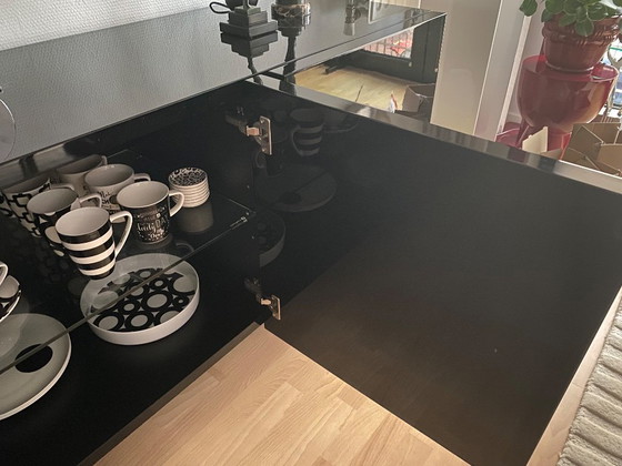 Image 1 of Credenza nera lucida