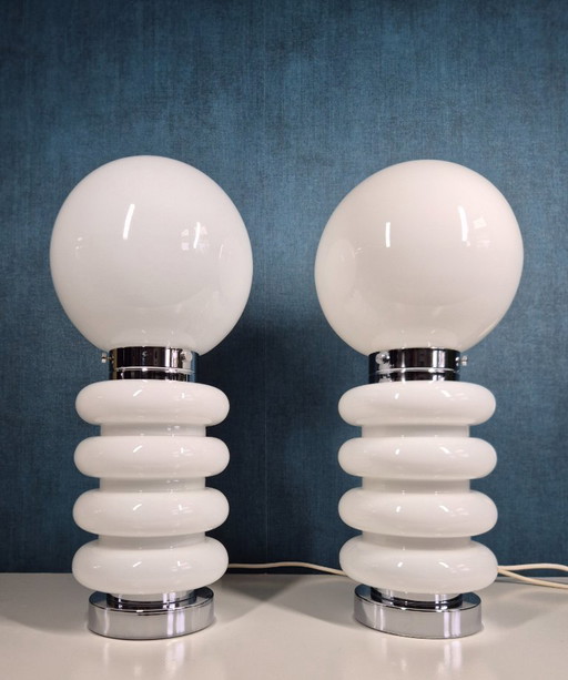 Vintage table lamps - Carlo Nason - 1970s