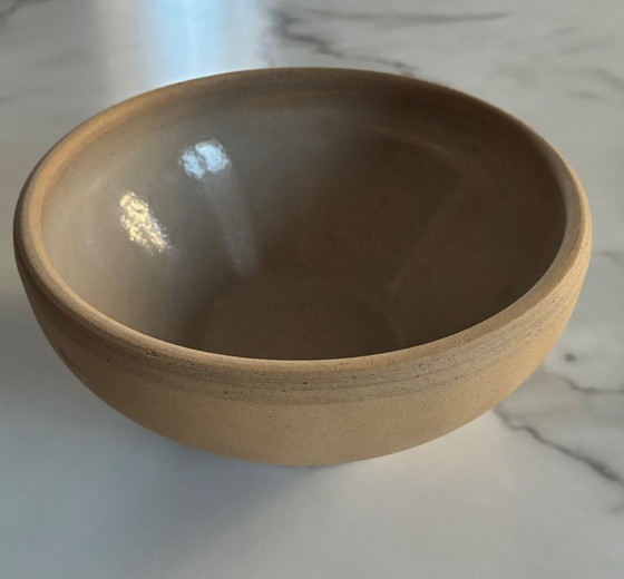 Image 1 of small vintage natural terracotta salad bowl