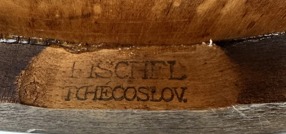 Image 1 of Origineel duo vintage bentwood armstoelen – Thonet (Bieletz-Mistelbach, ca. 1920) & Fischel (Czechoslovakia, ca. 1950)