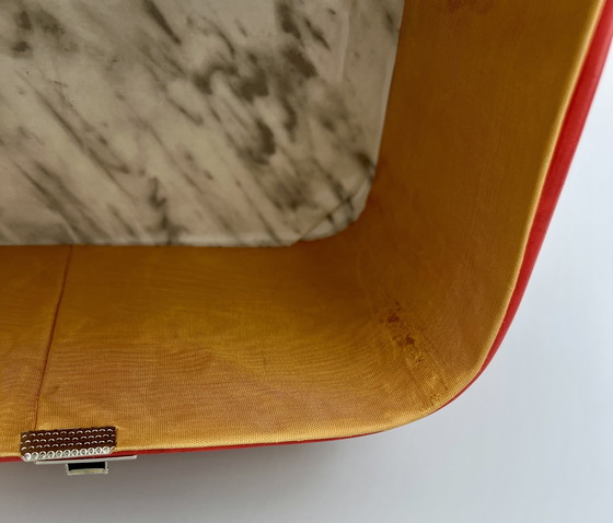 Image 1 of Borsa cosmetica rossa vintage / beauty case – anni '60 / '70