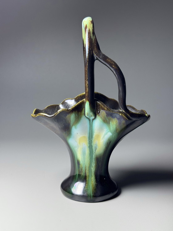 Image 1 of Set – Thulin, 1930s - Art Deco Drip-Glazed « Airain »