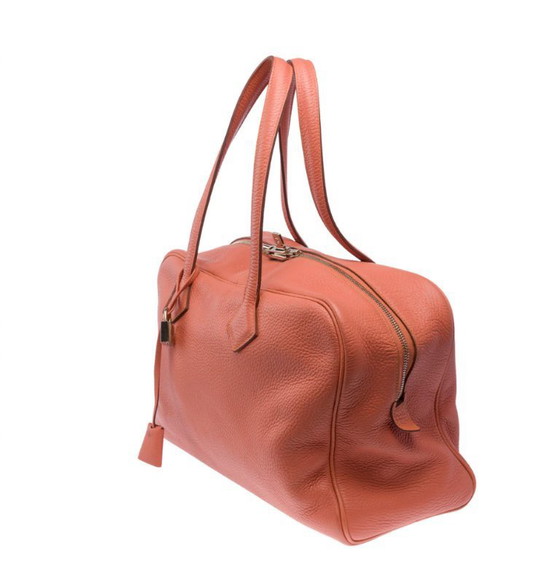 Image 1 of Borsa Hermès Victoria in cuoio rosa - 103481