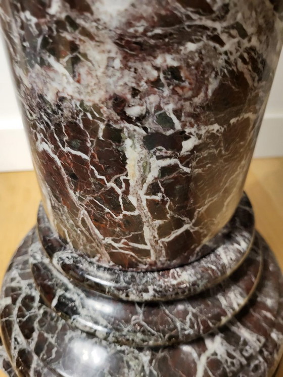 Image 1 of Schöne Bronzestatue von Auguste Moreau auf einem Marmorsockel