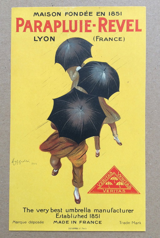 Leonetto Cappiello Art Deco Advertising Original Mini Litho Poster 1922