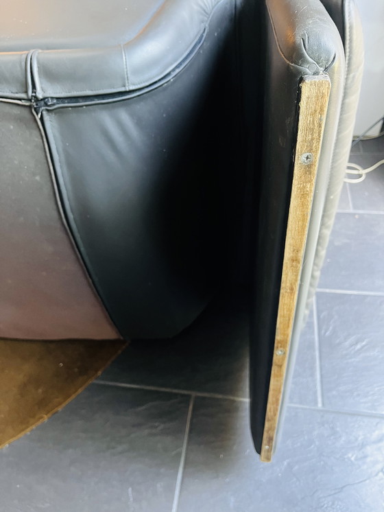 Image 1 of 80er Jahre Leder 3-Sitzer von 'de Sede', Modell 2011/03