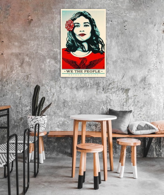 Image 1 of We the people (defend dignity) - Shepard Fairey - Obey - Poster 61 × 91 cm