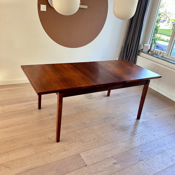 Image 1 of Vintage Topform teak extendable table