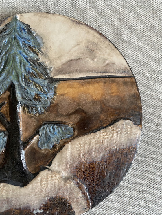 Image 1 of Letrero mural de cerámica Ruscha