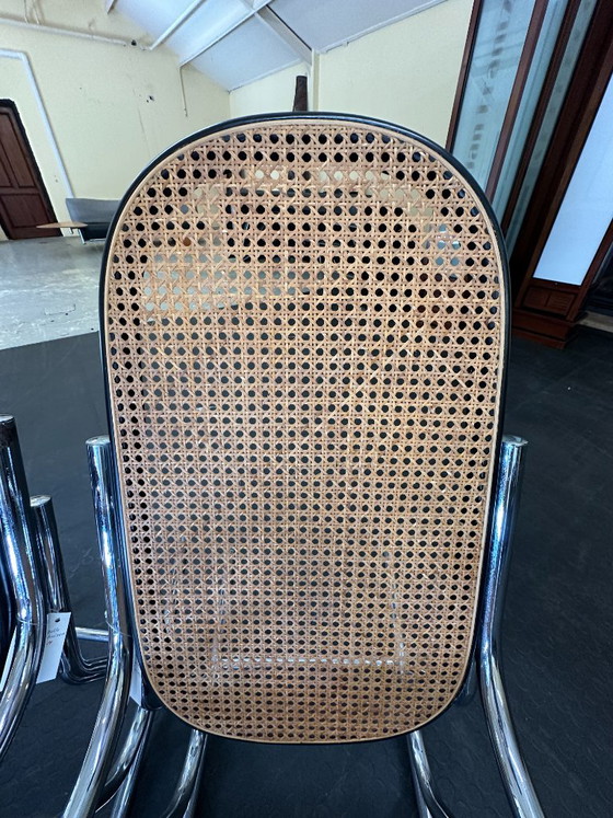 Mecedoras al estilo de Marcel Breuer (2 unidades) – Rattan (photo 12 of 13)