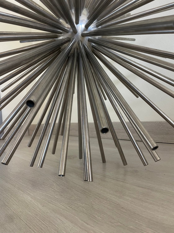 Image 1 of Curtis Jere Monumental Steel Asteroid Sculpture, Circa 1970